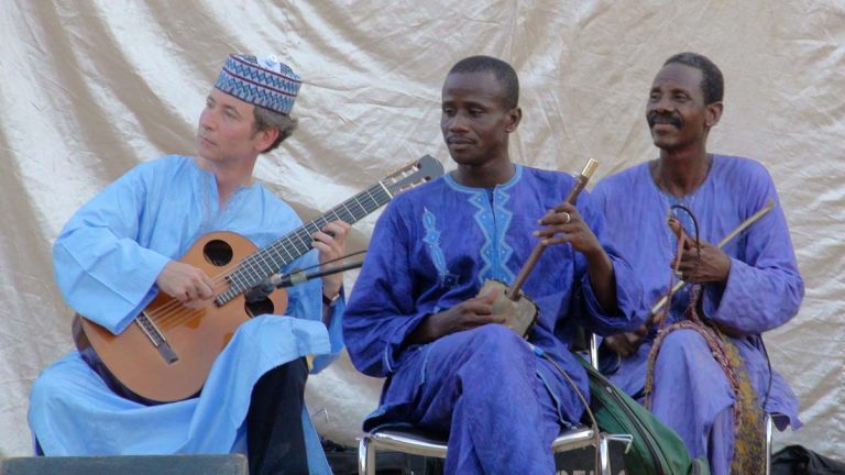 Concierto en Niger Durante un concierto en Niger en 2010