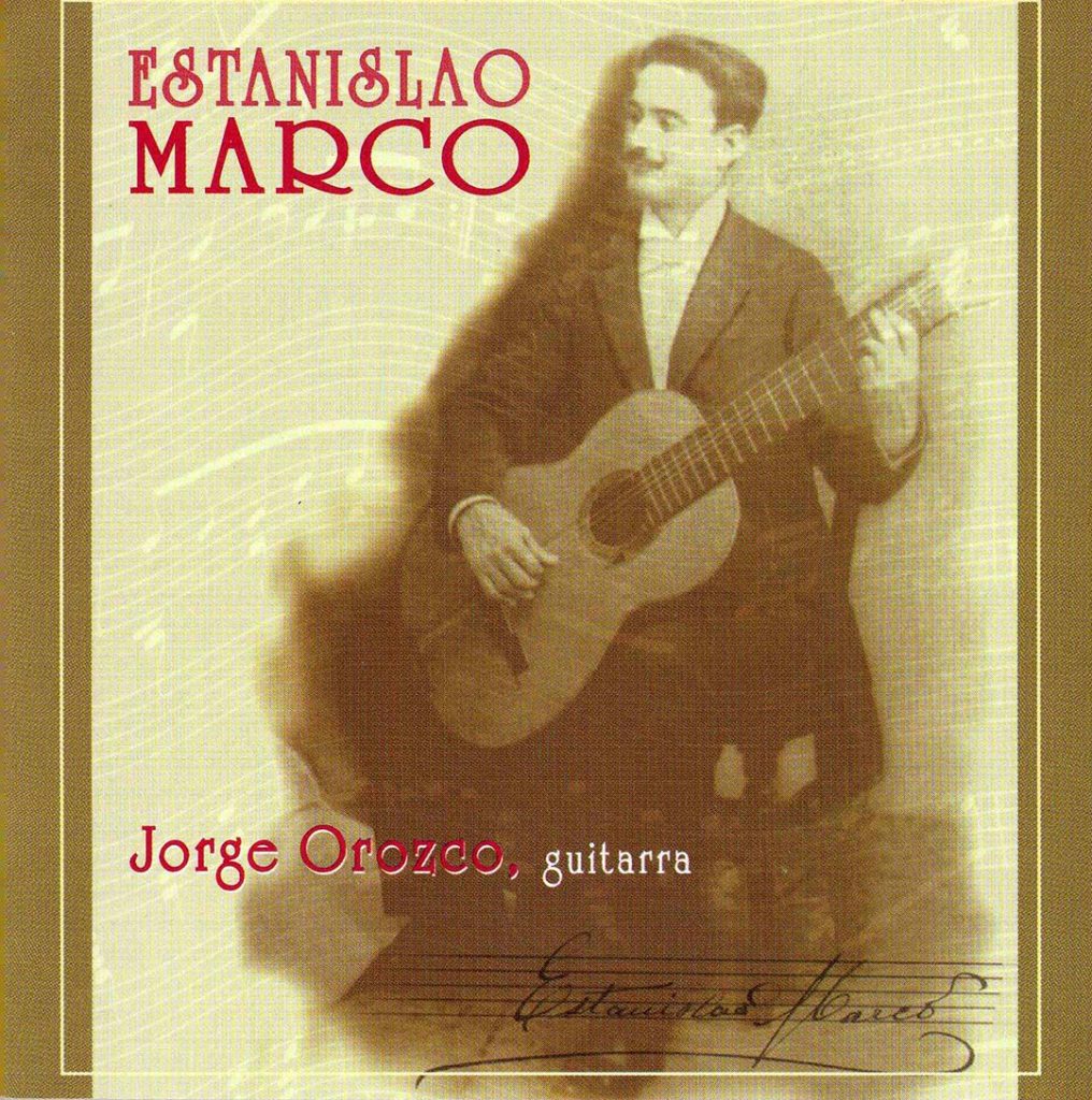 Frontcover (Portada) del booklet del álbum de Jorge Orozco: Estanislao Marco. Volumen 1