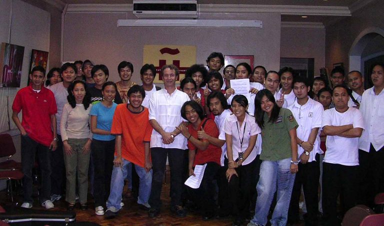Curso en Instituto Cervantes de Manila, Filipinas, 2005