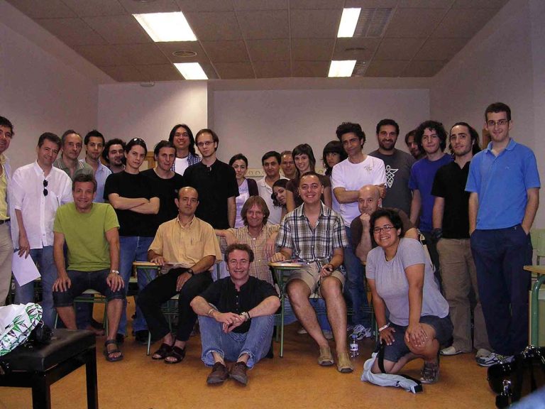 Curso David Russell en el VI Encuentro Internacional de Guitarra “Ciudad de Torrent”, 2006.