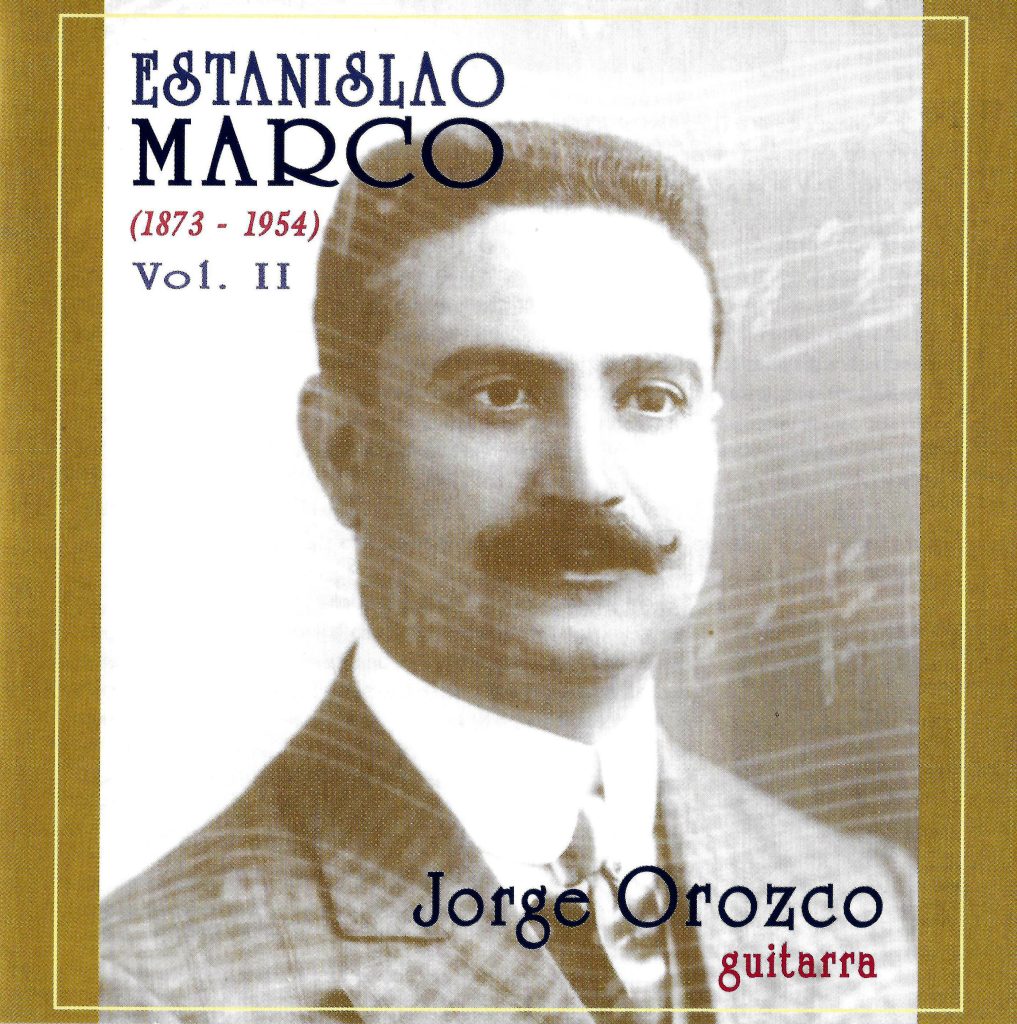 Portada del booklet del CD Estanislao Marco, volúmen 2