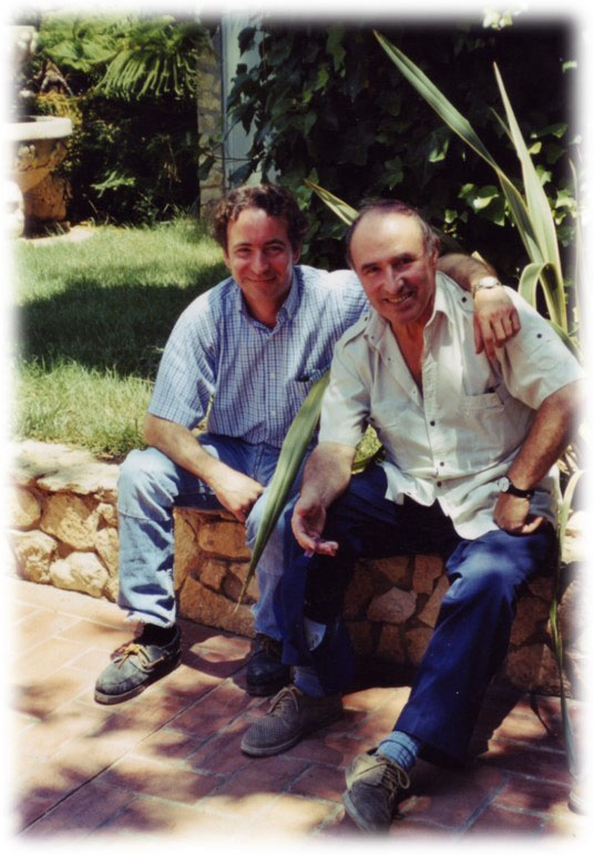 Foto de Jorge Orozco con Francisco Herrera